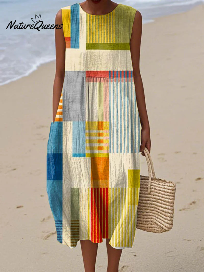 Poppy™ | Modern Patchwork Dress