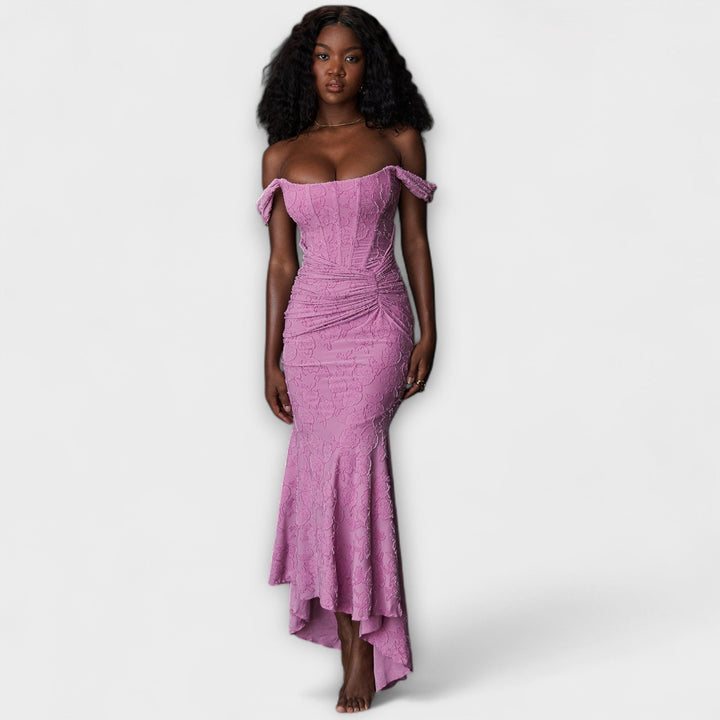 Jade™  - Long Dress with Elegant and Refined Corset