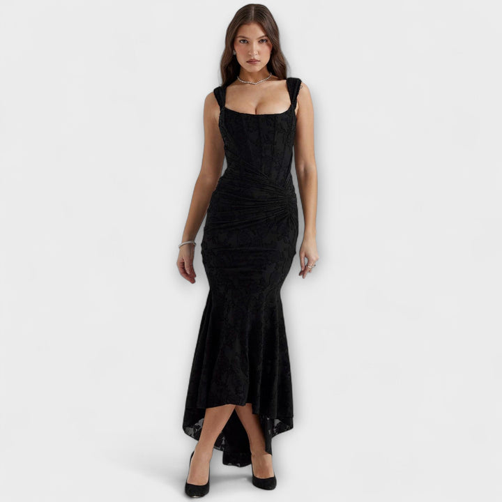 Jade™  - Long Dress with Elegant and Refined Corset