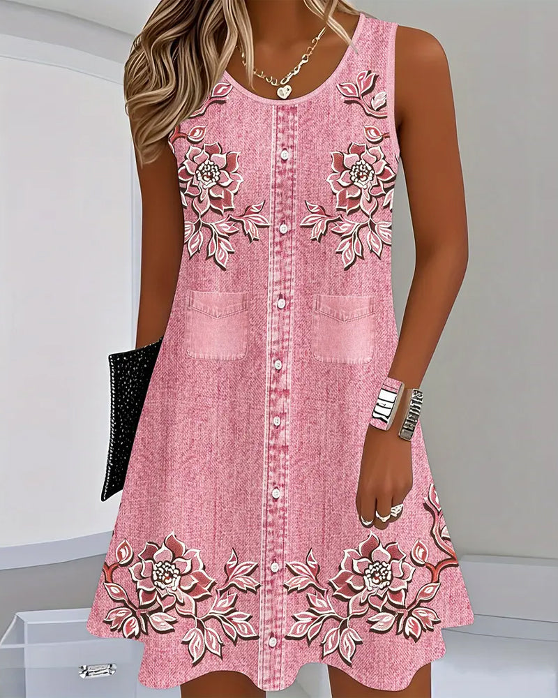 Morgan™ - Sleeveless Denim Dress