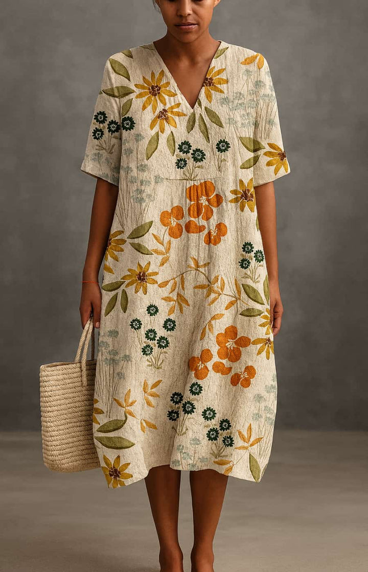 Aubrey™ - Stylish Casual Midi Dress