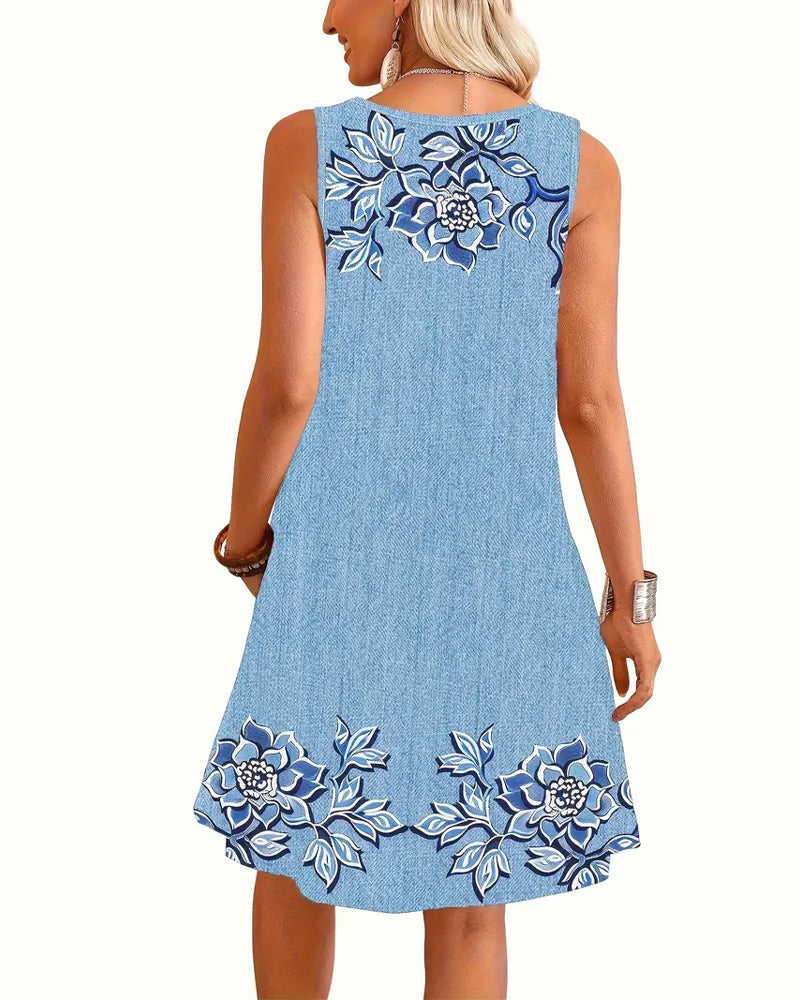 Morgan™ - Sleeveless Denim Dress
