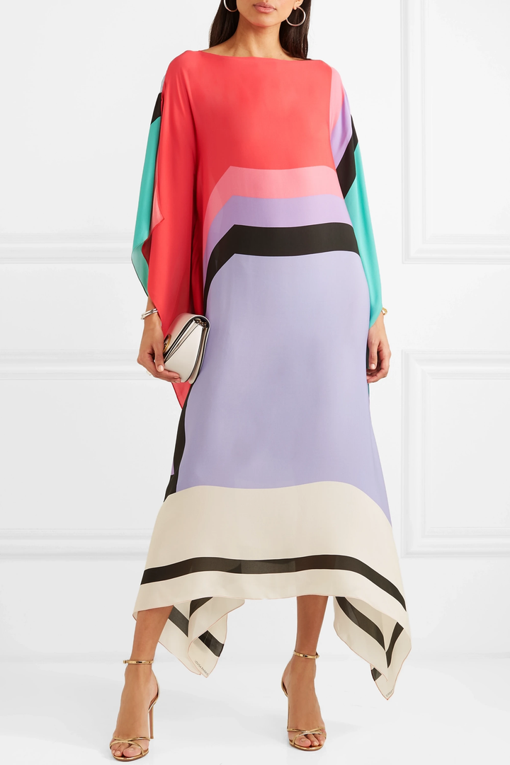 Delaney™ Elegant Printed Kaftan Dress