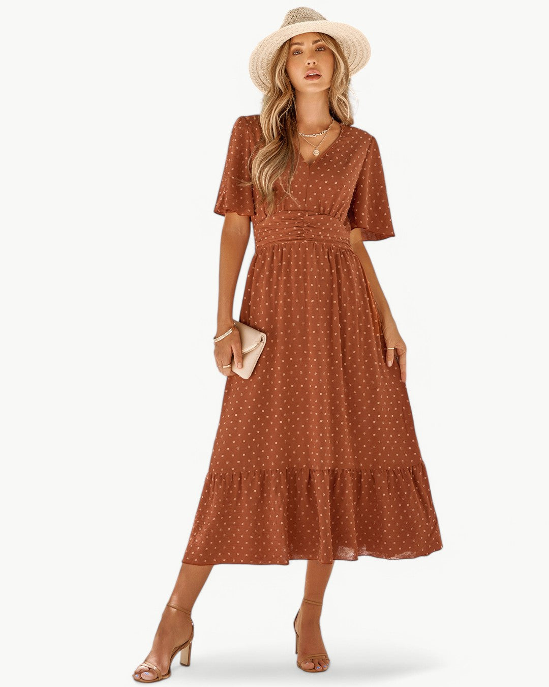 Zola™ Elegant Summer Solid Color Dress