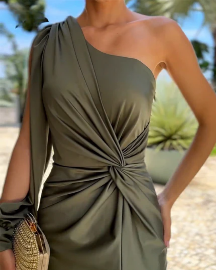 Devina™ Long Party Split Dress