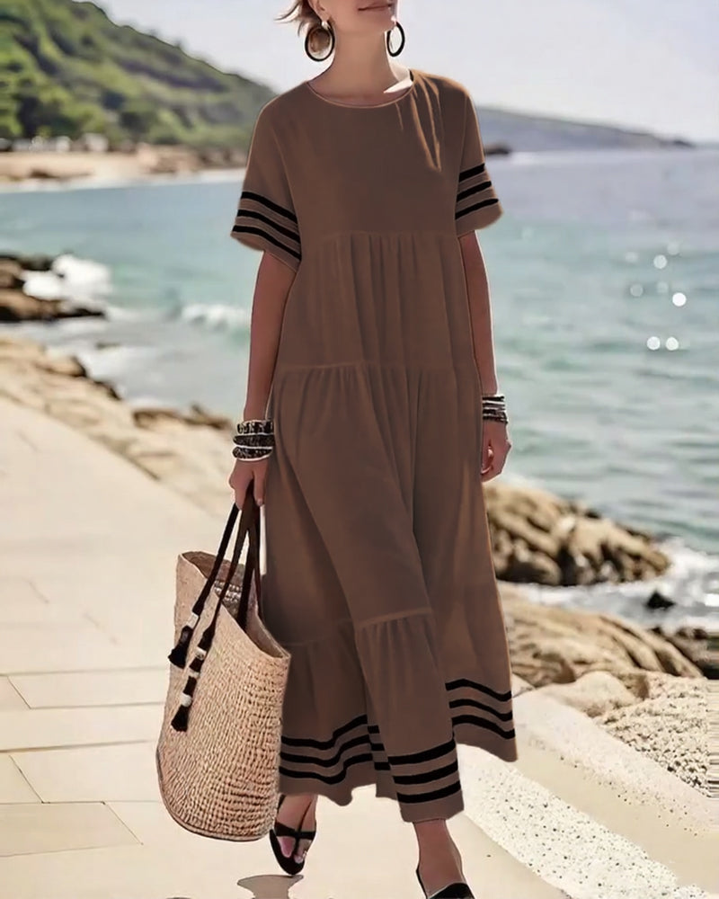 Lucie™ | Modern Short Sleeved Dress