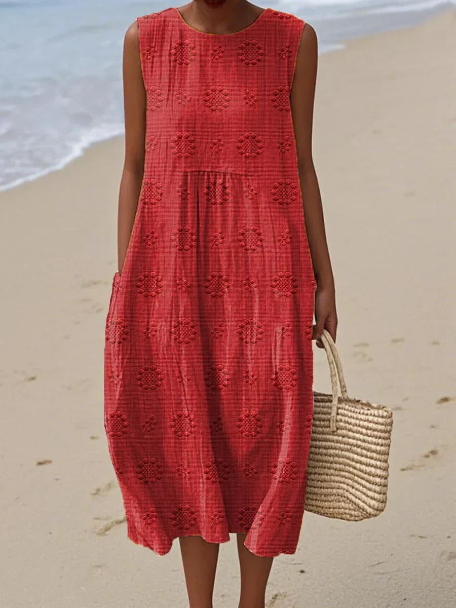 Halina™ Sunfolk Embroidered Dress