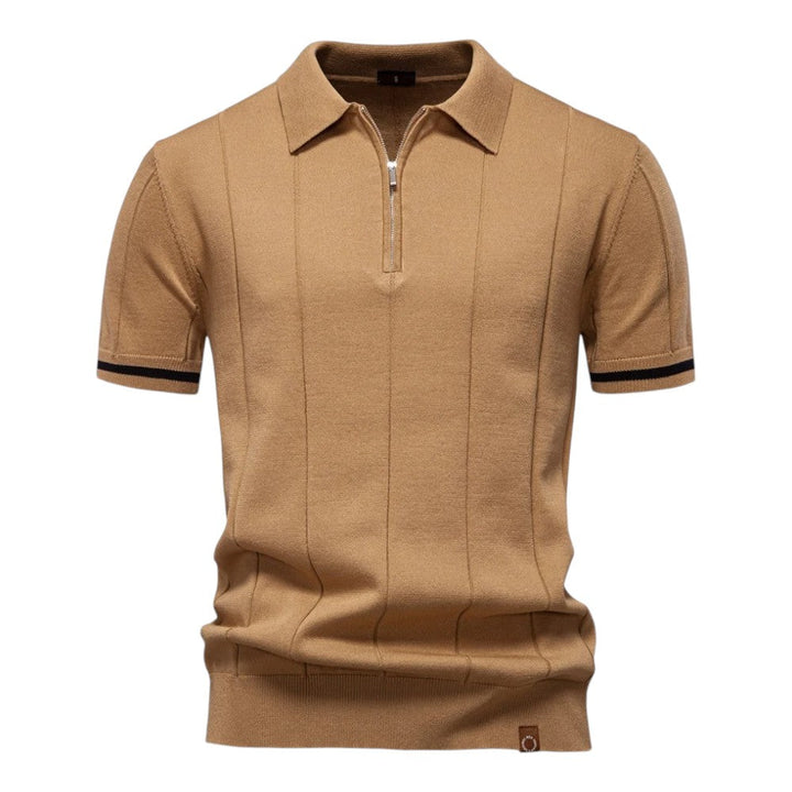 John™  - Casual Atheletic Zipper Polo Shirt