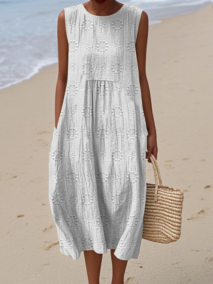 Halina™ Sunfolk Embroidered Dress