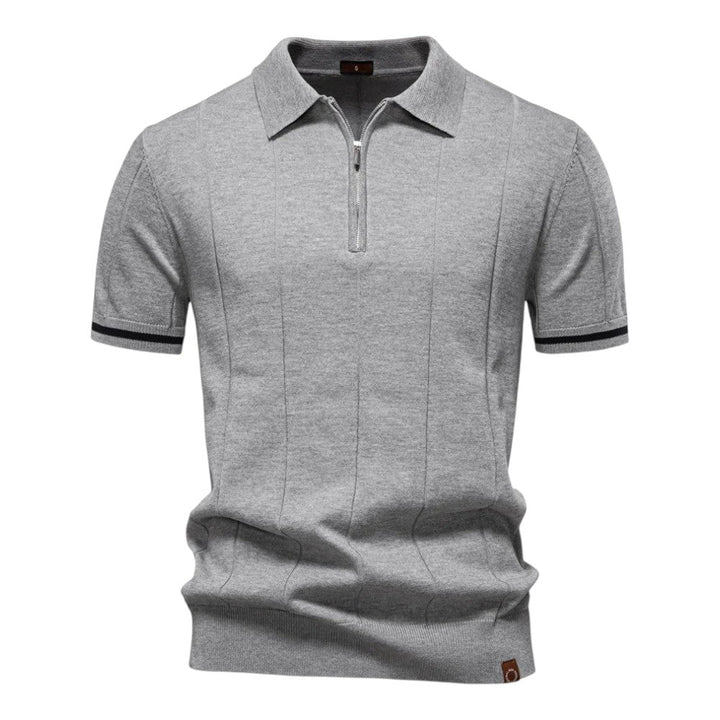 John™  - Casual Atheletic Zipper Polo Shirt