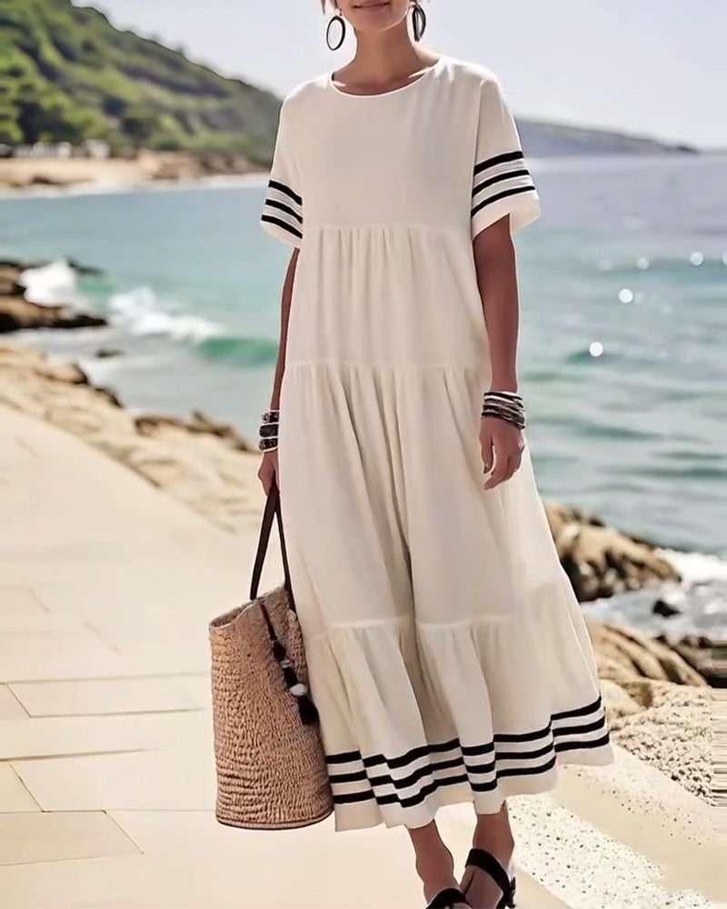 Lucie™ | Modern Short Sleeved Dress