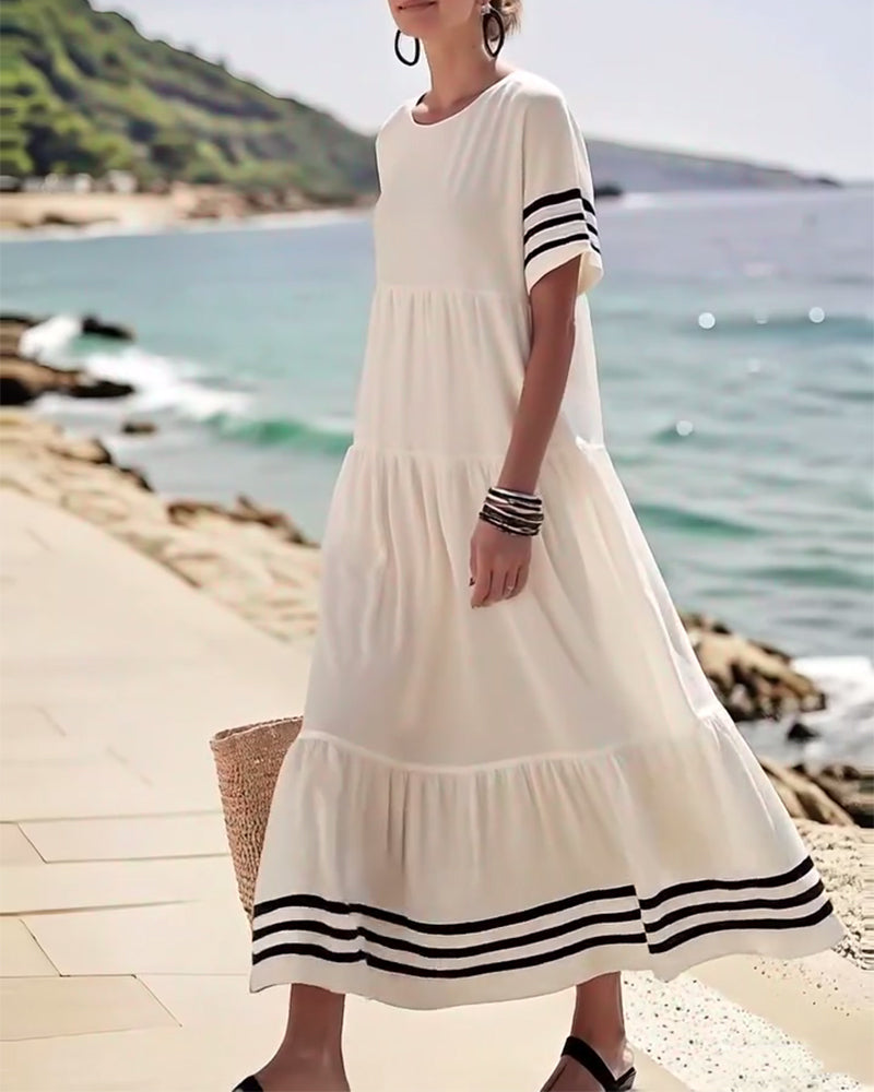 Lucie™ | Modern Short Sleeved Dress