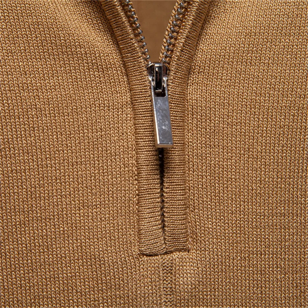 John™  - Casual Atheletic Zipper Polo Shirt
