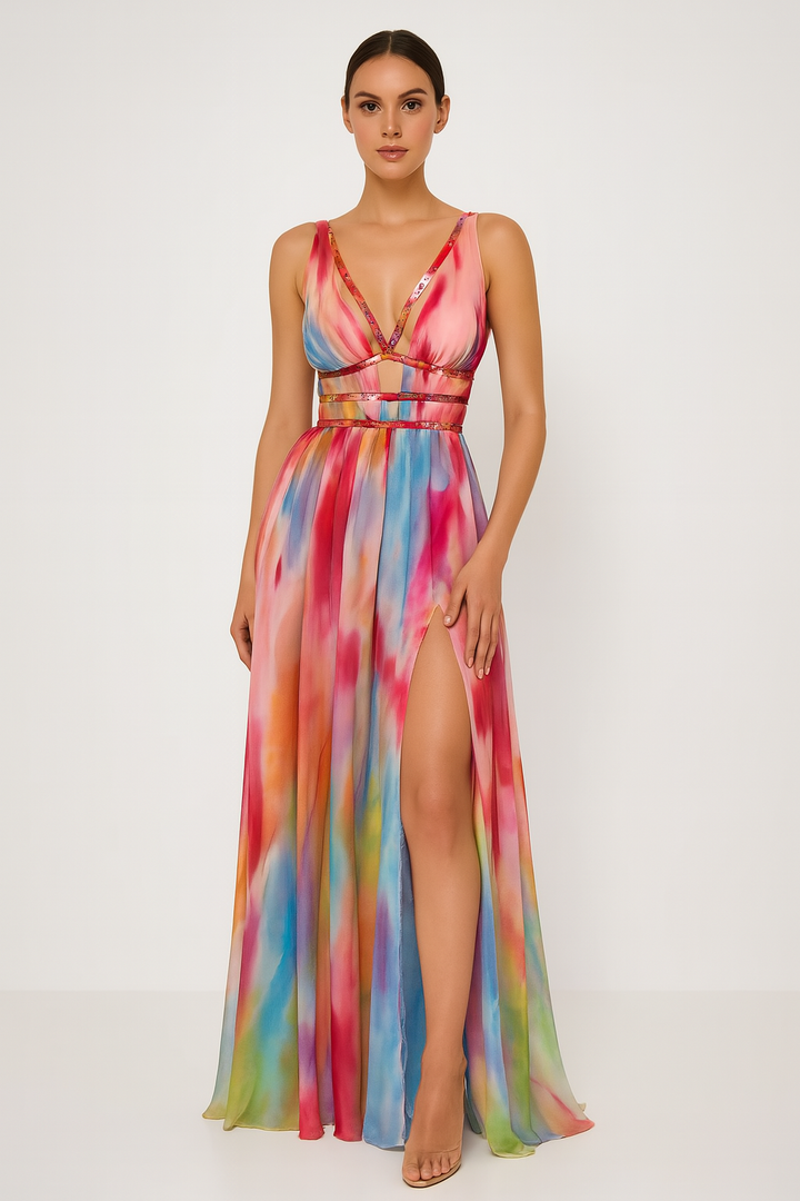 Jenna™ | Painted Maxi Dress