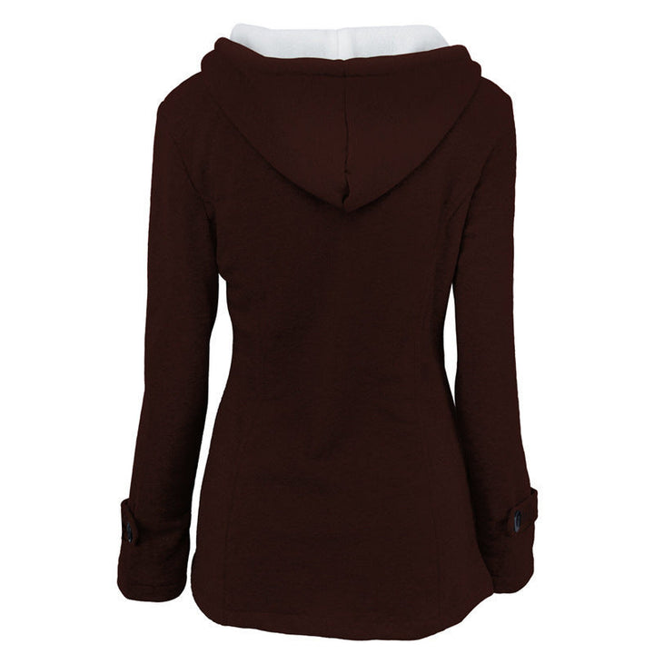 Livia™ Vintage Buckle Hooded Jacket