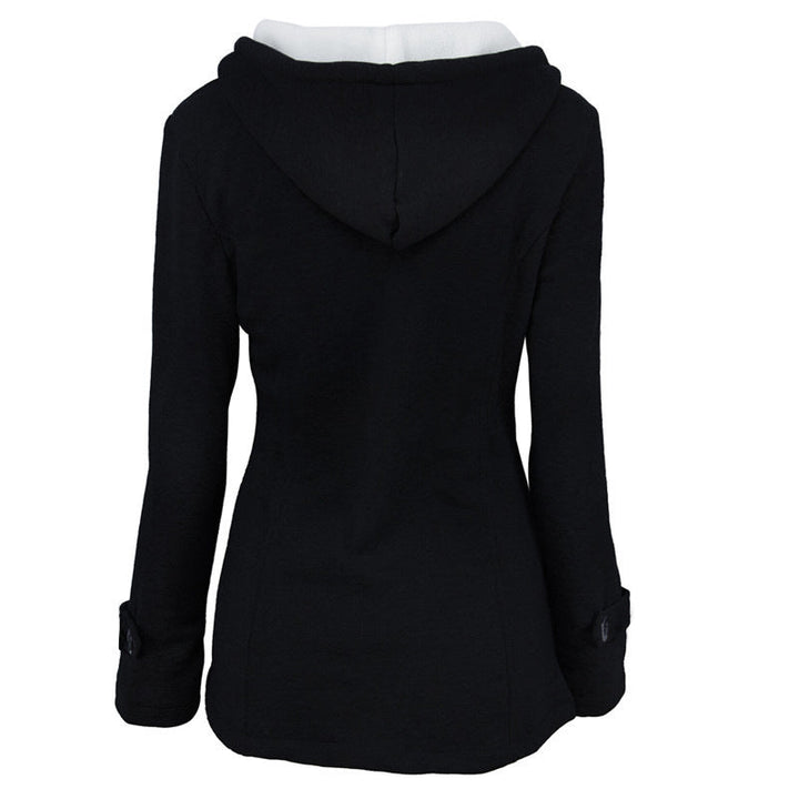 Livia™ Vintage Buckle Hooded Jacket