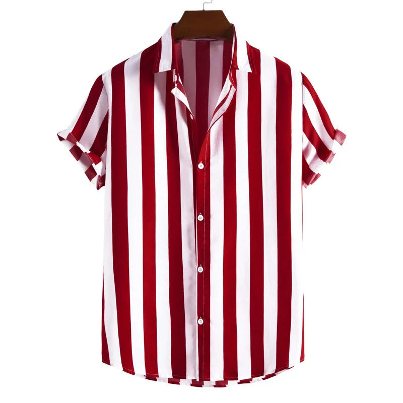Jago™ Stripe Print Men's Shirt