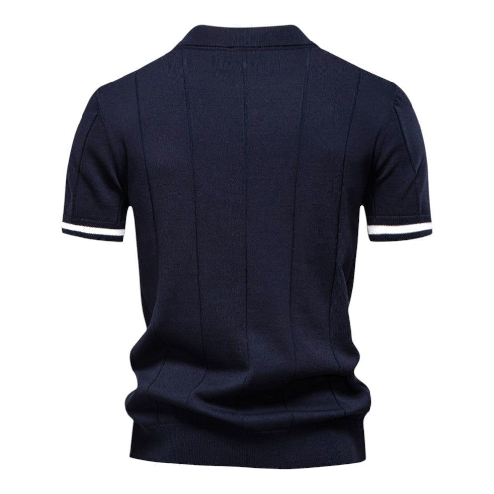 John™  - Casual Atheletic Zipper Polo Shirt