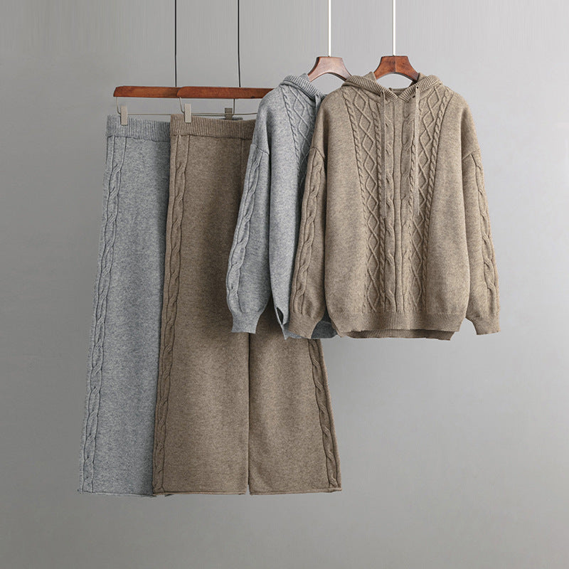 Ava™ Ultra-Comfort Oversized Knit Set