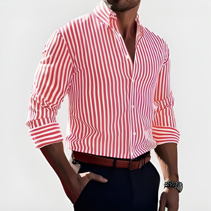 Ashford™ | High Quality Striped Shirt