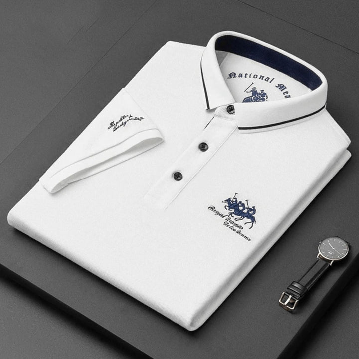 Elian™ Embroidered Casual Polo Shirt