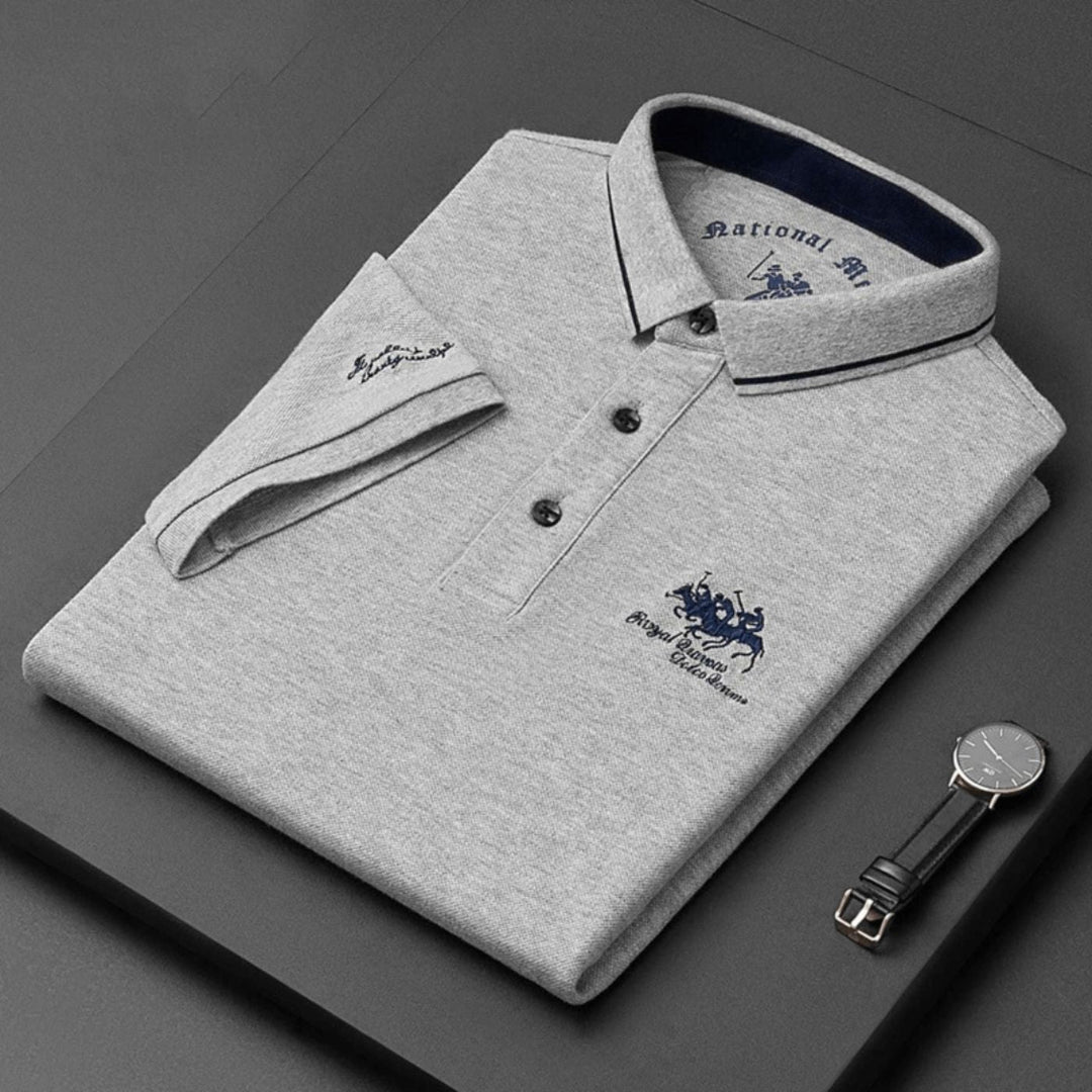 Elian™ Embroidered Casual Polo Shirt