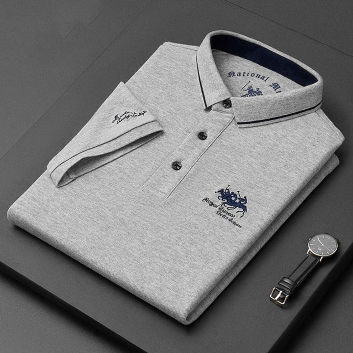 Elian™ Embroidered Casual Polo Shirt