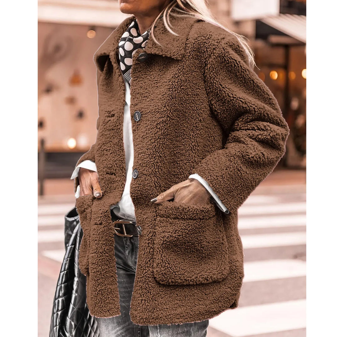 Nora™ Cozy Button-Up Coat