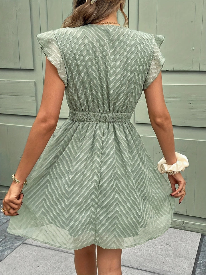 Shirley™ - Sleeveless Dress With V- Neck