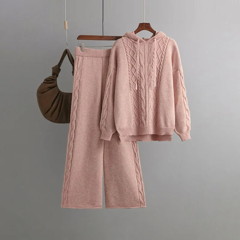 Ava™ Ultra-Comfort Oversized Knit Set