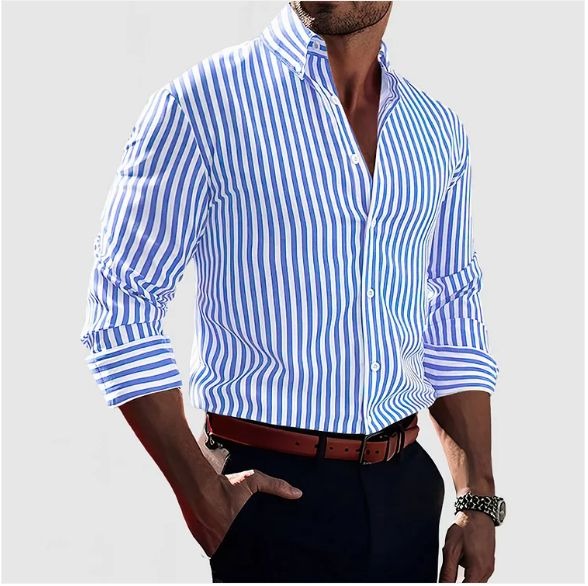 Ashford™ | High Quality Striped Shirt