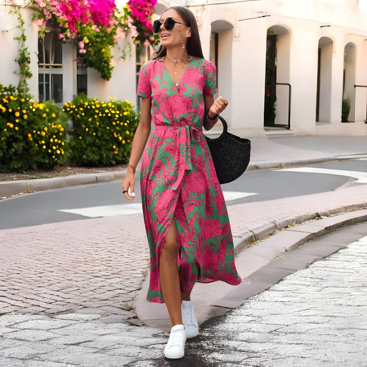 Lumi™ Split Hem High Waist Dress