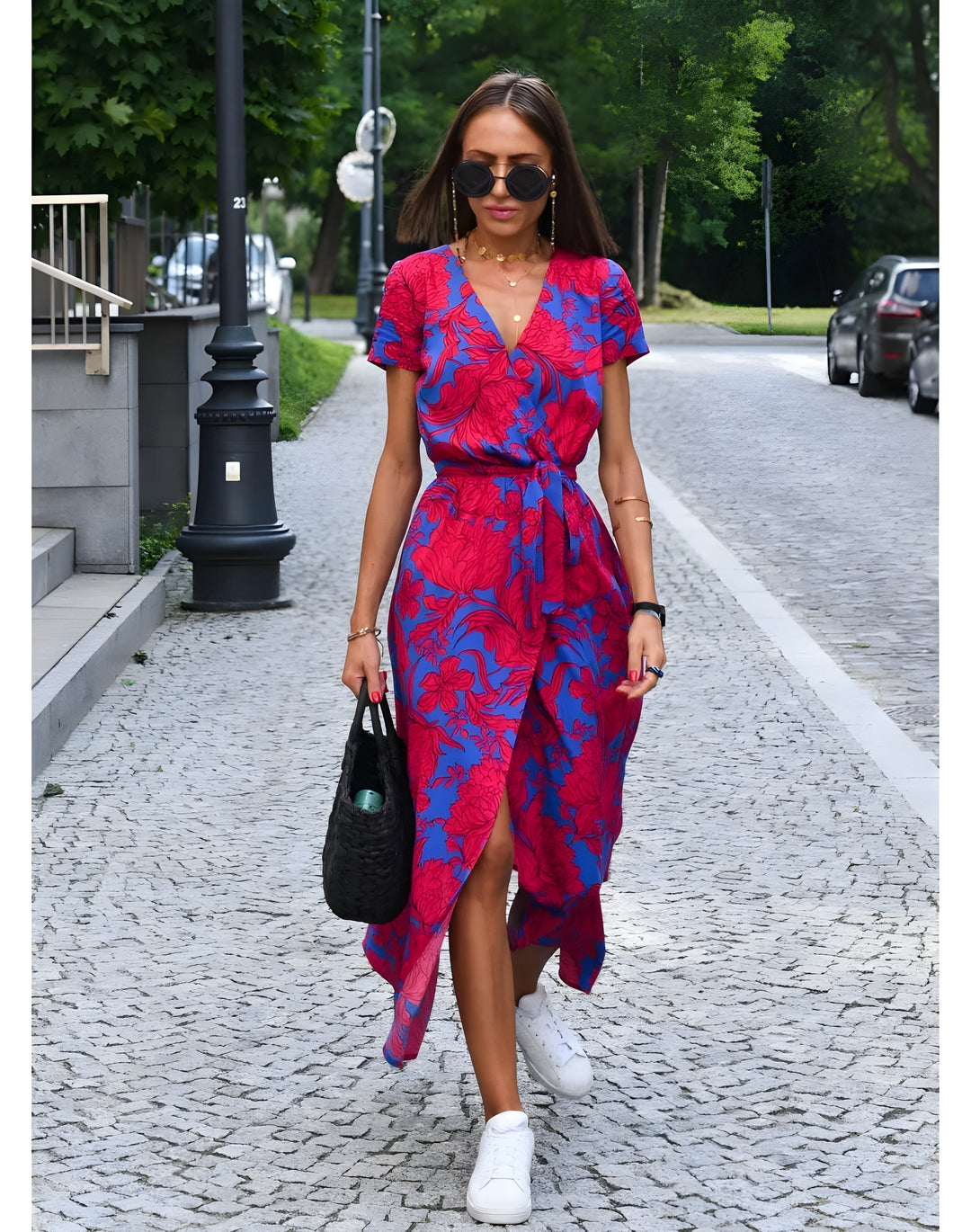 Lumi™ Split Hem High Waist Dress