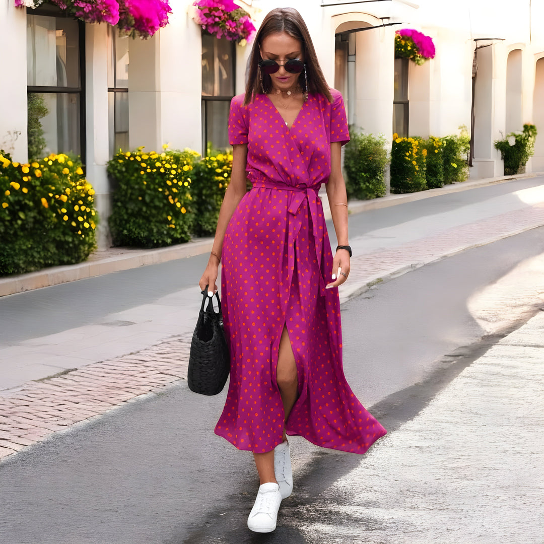 Lumi™ Split Hem High Waist Dress