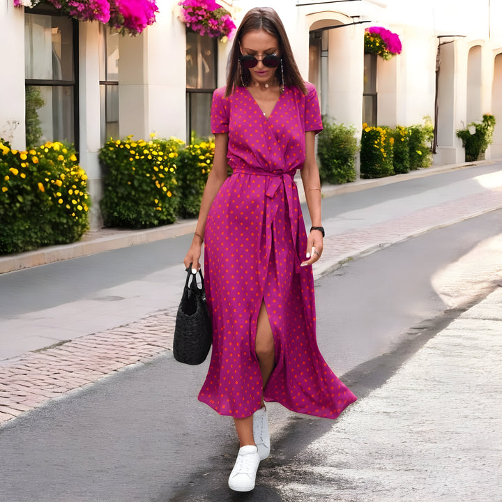Lumi™ Split Hem High Waist Dress