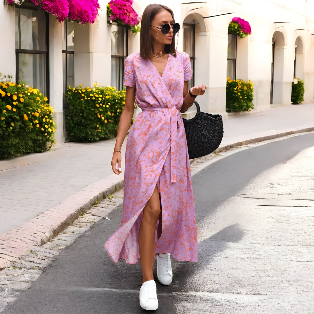 Lumi™ Split Hem High Waist Dress