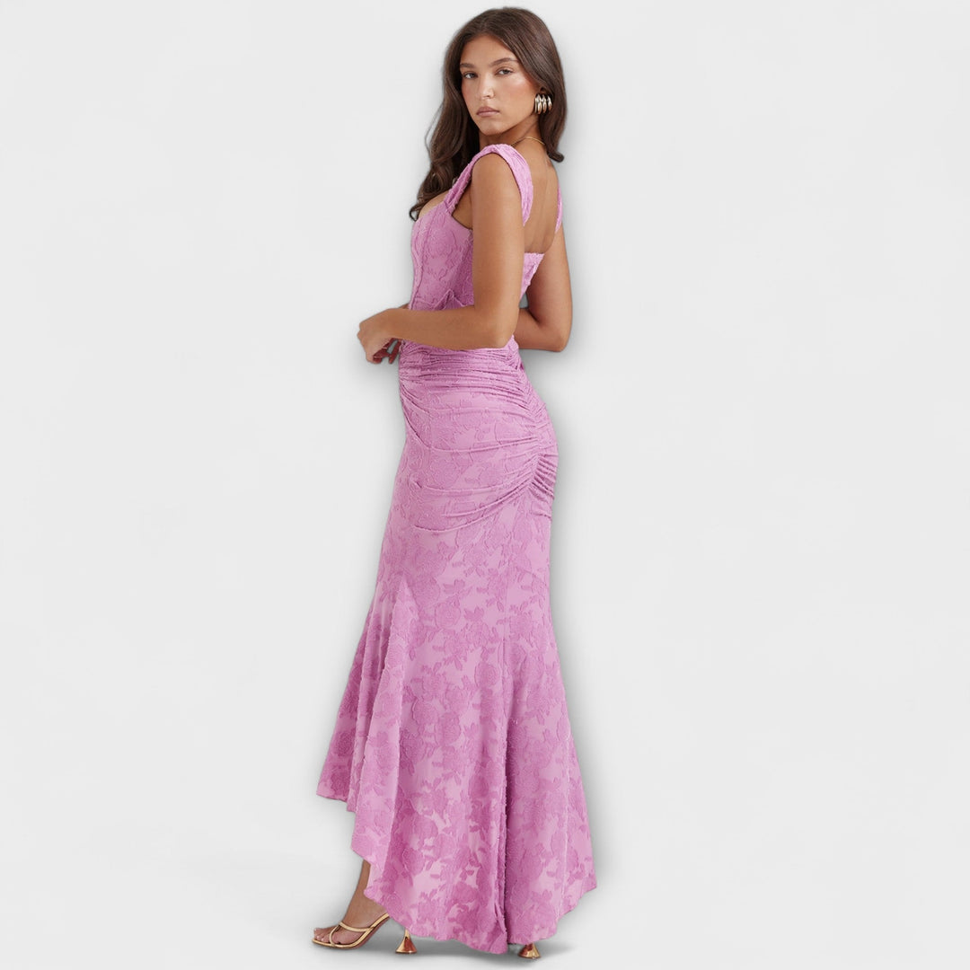 Jade™  - Long Dress with Elegant and Refined Corset