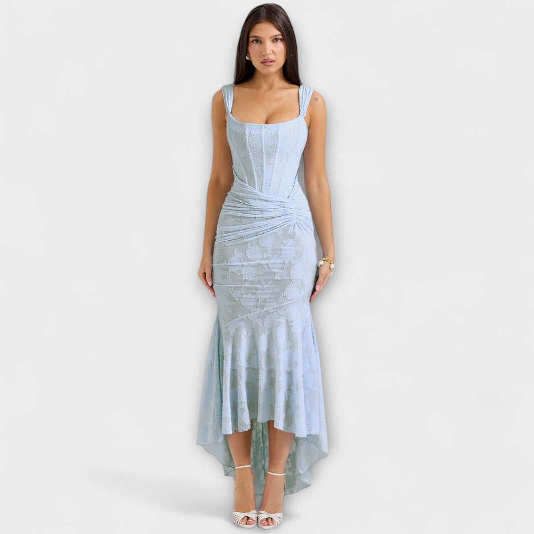 Jade™  - Long Dress with Elegant and Refined Corset