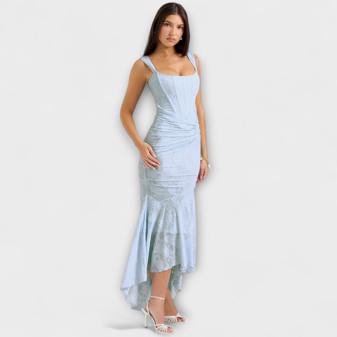 Jade™  - Long Dress with Elegant and Refined Corset