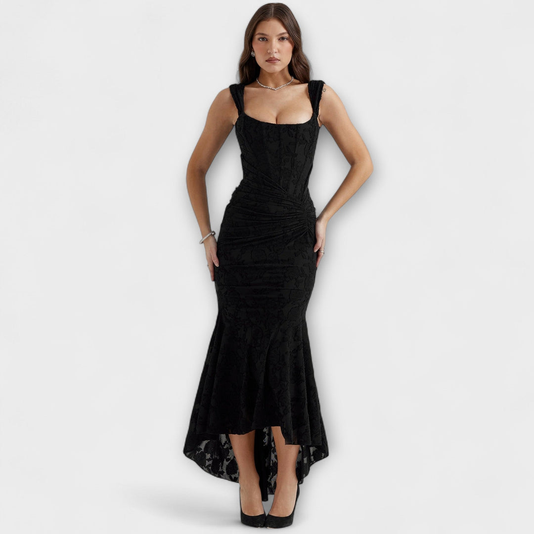 Jade™  - Long Dress with Elegant and Refined Corset