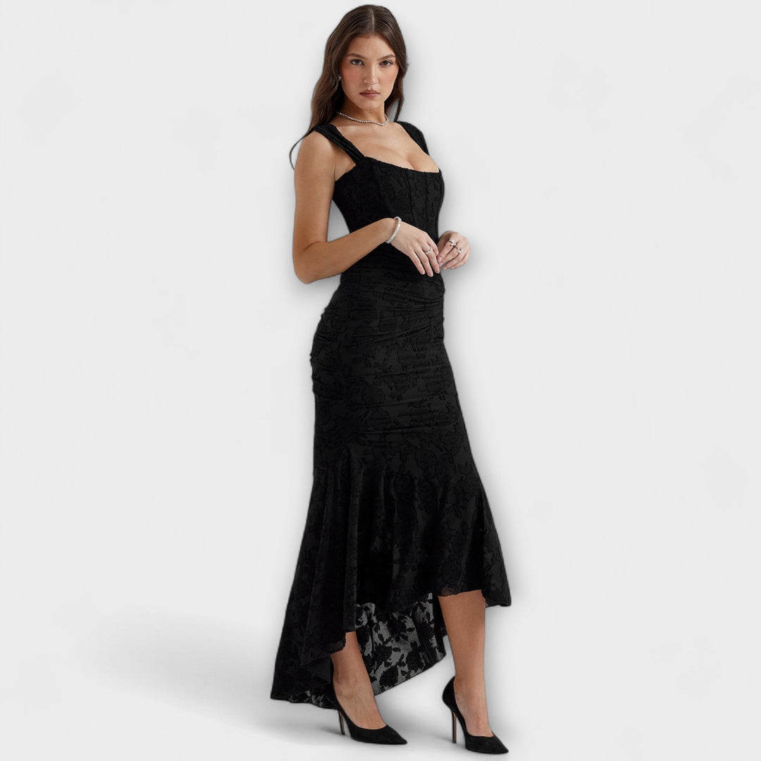 Jade™  - Long Dress with Elegant and Refined Corset