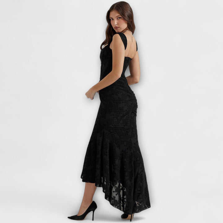 Jade™  - Long Dress with Elegant and Refined Corset