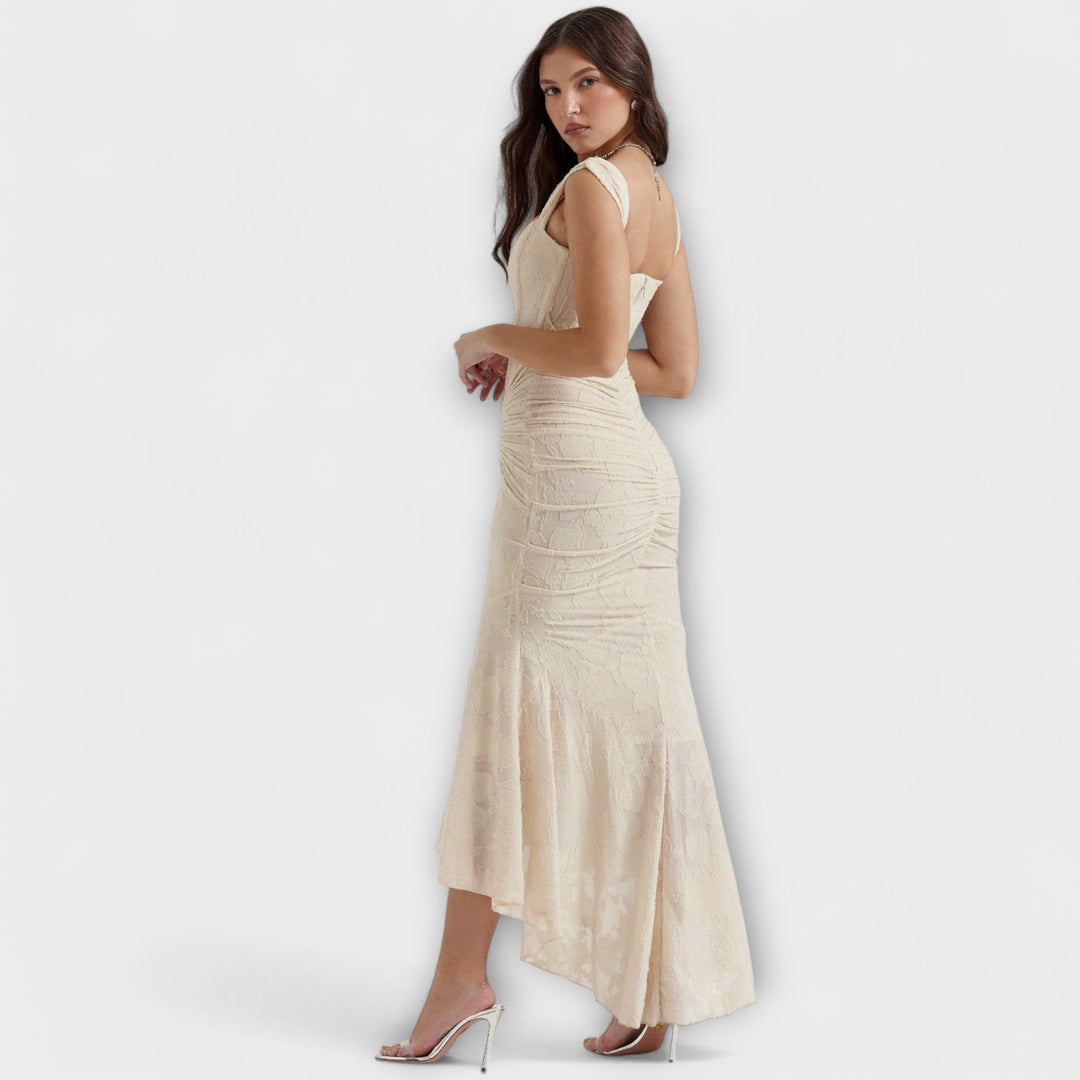 Jade™  - Long Dress with Elegant and Refined Corset