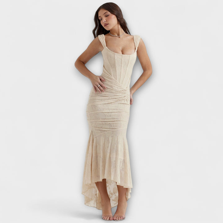 Jade™  - Long Dress with Elegant and Refined Corset