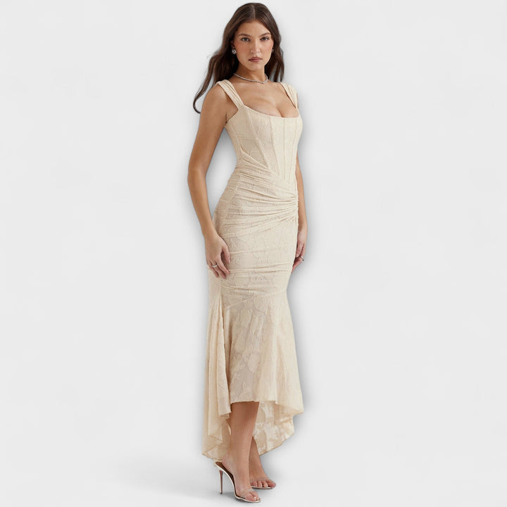 Jade™  - Long Dress with Elegant and Refined Corset