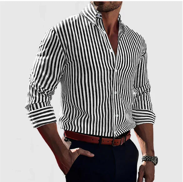 Ashford™ | High Quality Striped Shirt