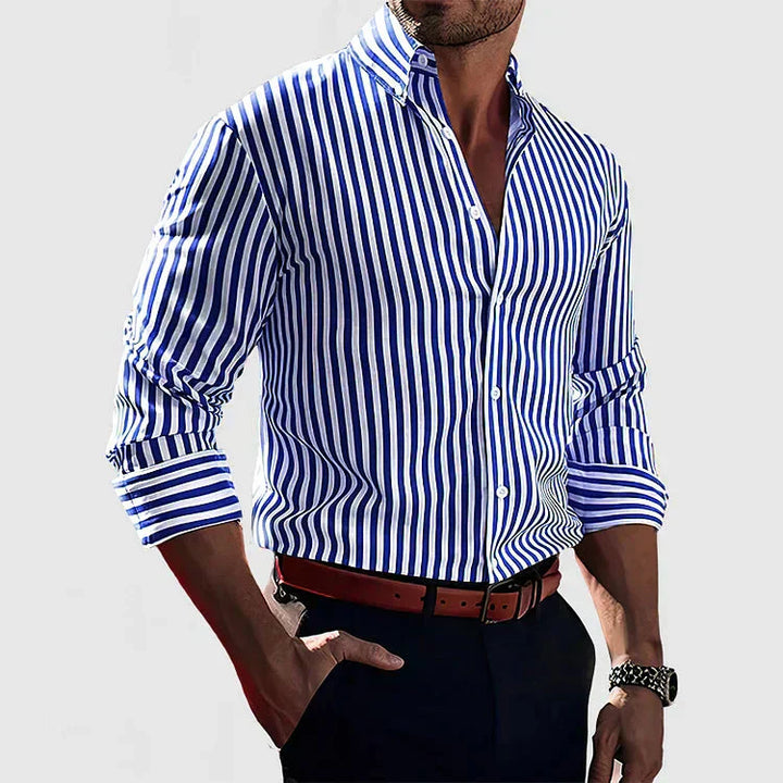 Ashford™ | High Quality Striped Shirt