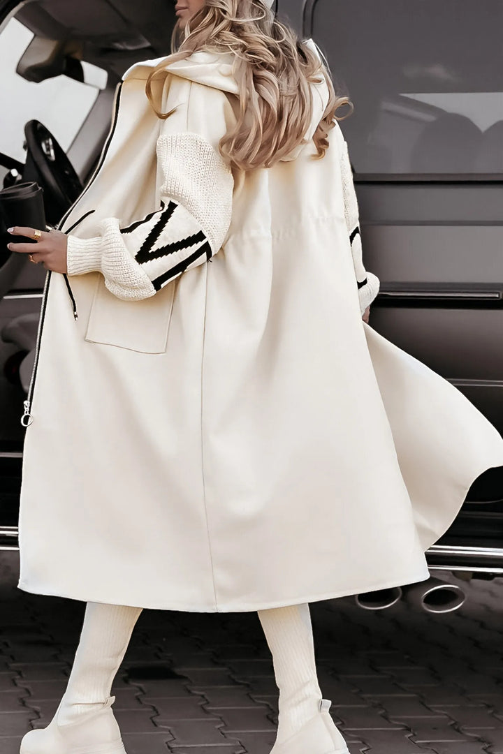 Leona™ Hooded Patchwork Jacket