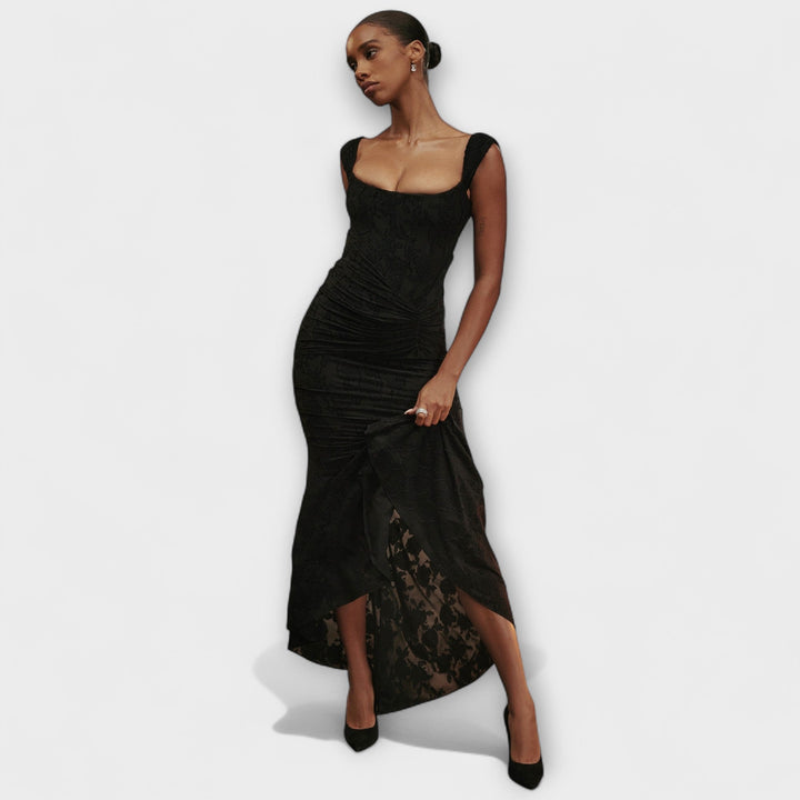 Jade™  - Long Dress with Elegant and Refined Corset