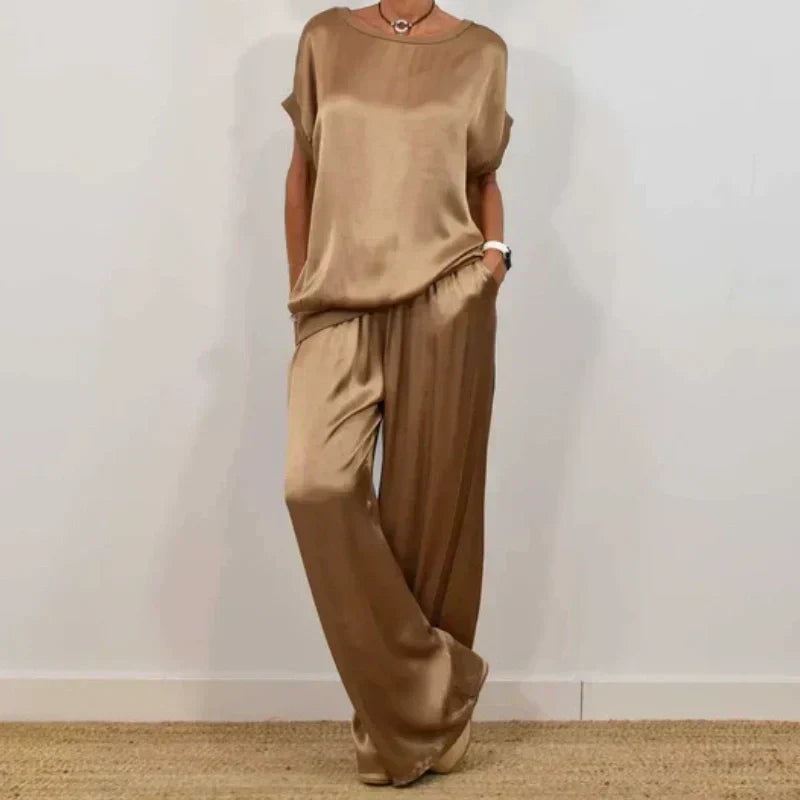 Oceane™ Elegant Loose Shirt Pants Set